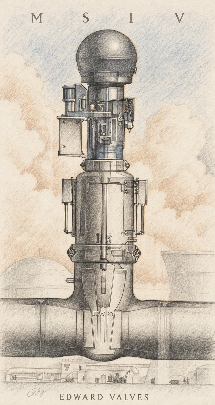 Hand-sketched interpretation of the supplied Edward MSIV image